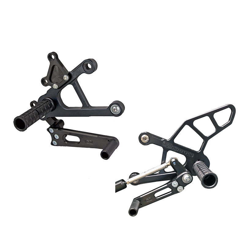 Woodcraft Rearset Kit - Kawasaki ZX-6R 636 (2019-2023) - Complete